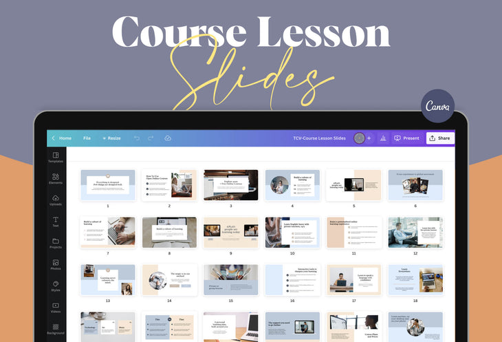 Course Lesson Slides