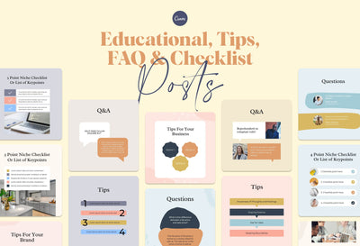 Educational, Tips, FAQ & Checklist Posts