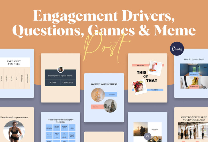 Engagement Drivers, Questions, Games & Meme Posts