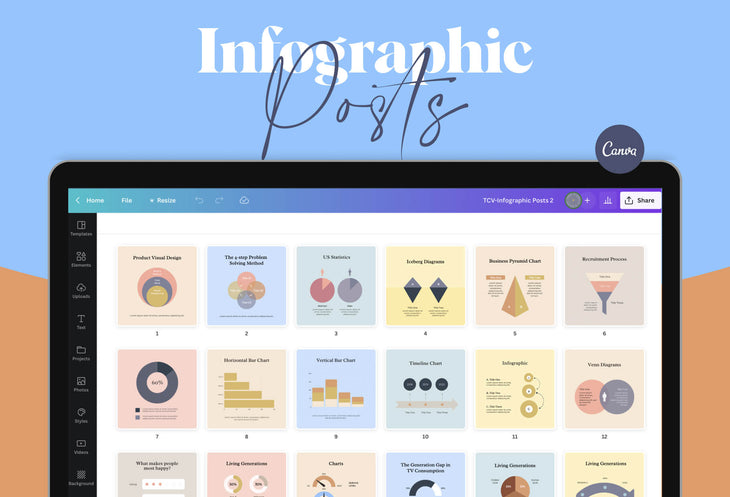 Infor Posts Infographic Posts V2 – The Canva Template Vault