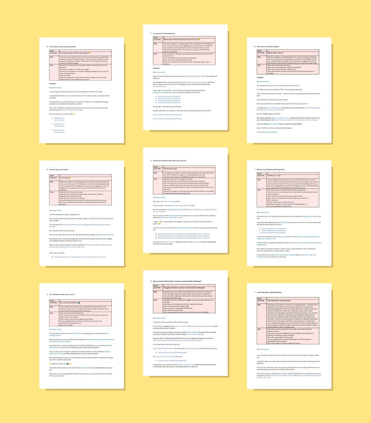 Launch Sequence Email