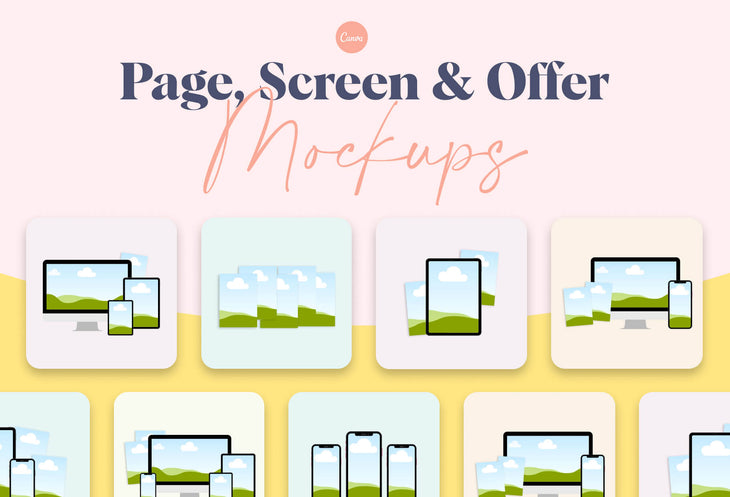 Page, Screen & Offer Mockups