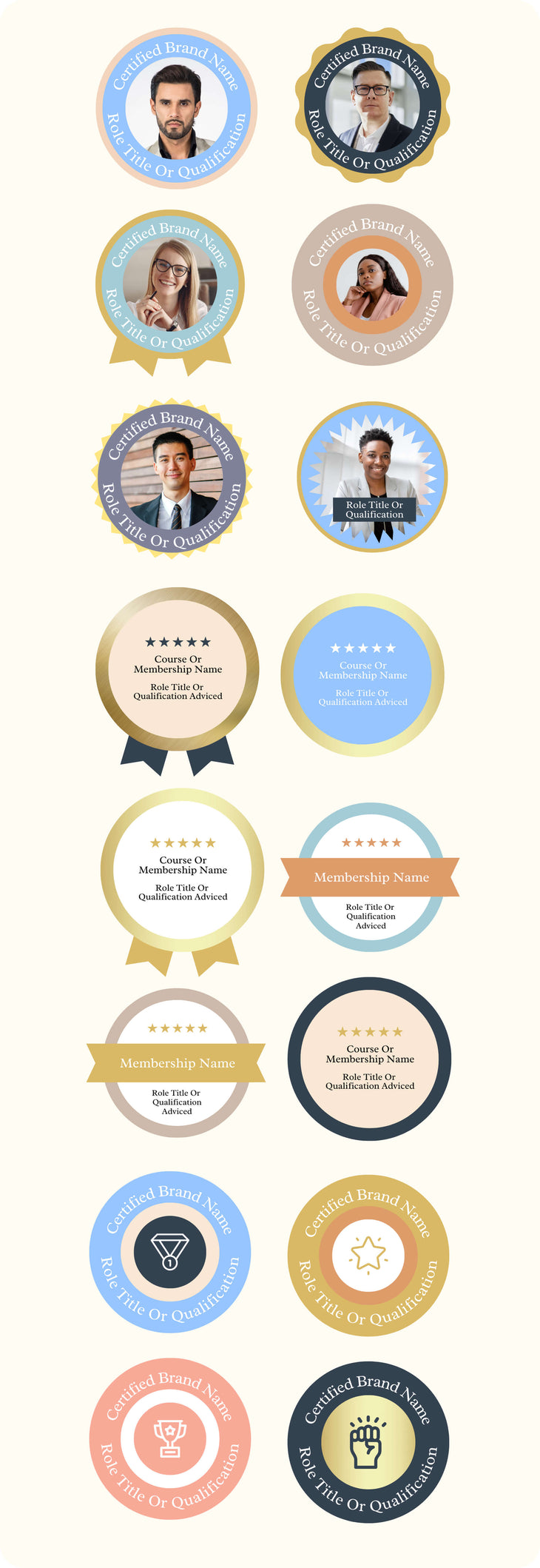 Certification, Congratulations & Gamification Badges