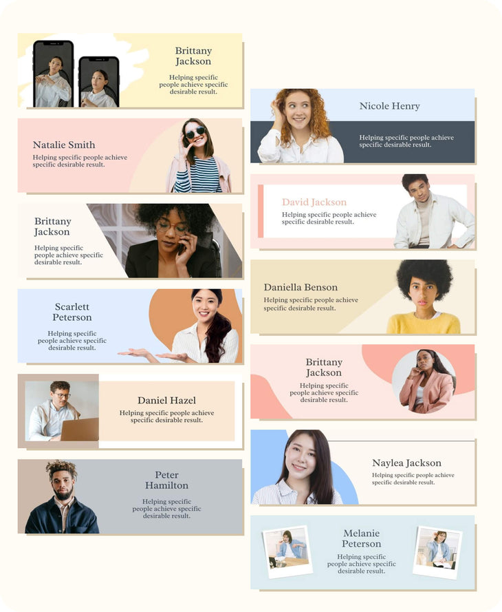 Canva Email Header Examples Email Headers – The Canva Template Vault