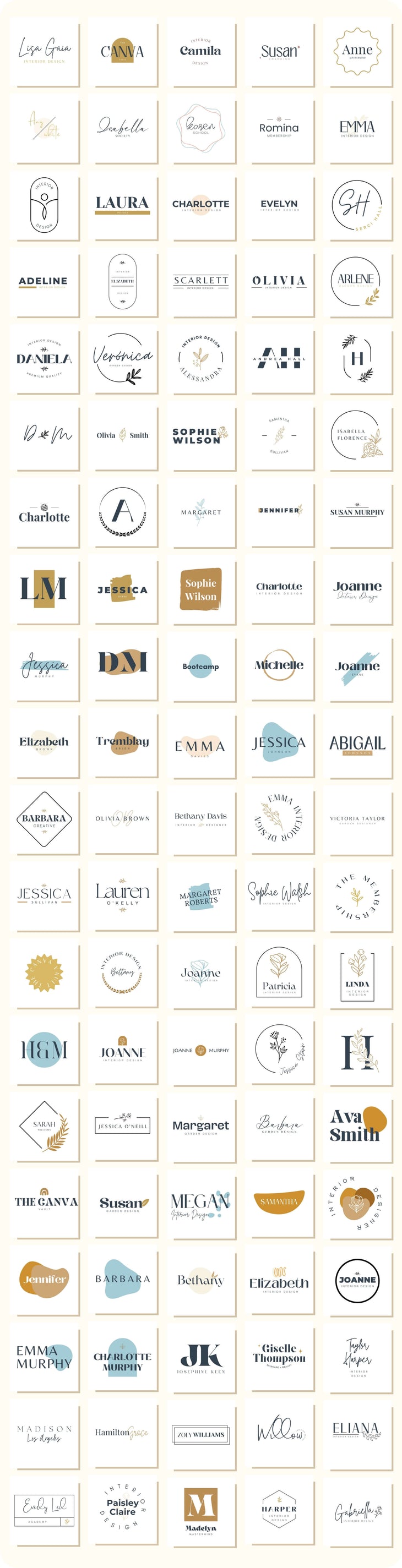Tableau Course Logos Course & Membership Logos – The Canva Template Vault